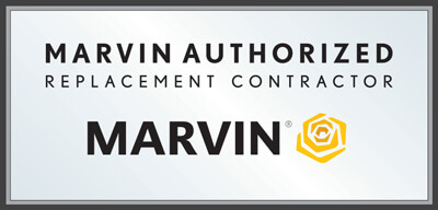 Logo for Marvin Authorized Replacement contractor at Sideco in Arkansas